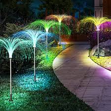 solar jellyfish garden lights