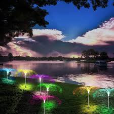solar jellyfish garden lights